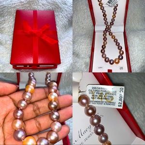 ✨ 14K Gold Pearl Necklace For Sale ✨